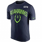 Seattle Seahawks Nike Legend Icon Performance WEM T-Shirt - Navy Blue,baseball caps,new era cap wholesale,wholesale hats